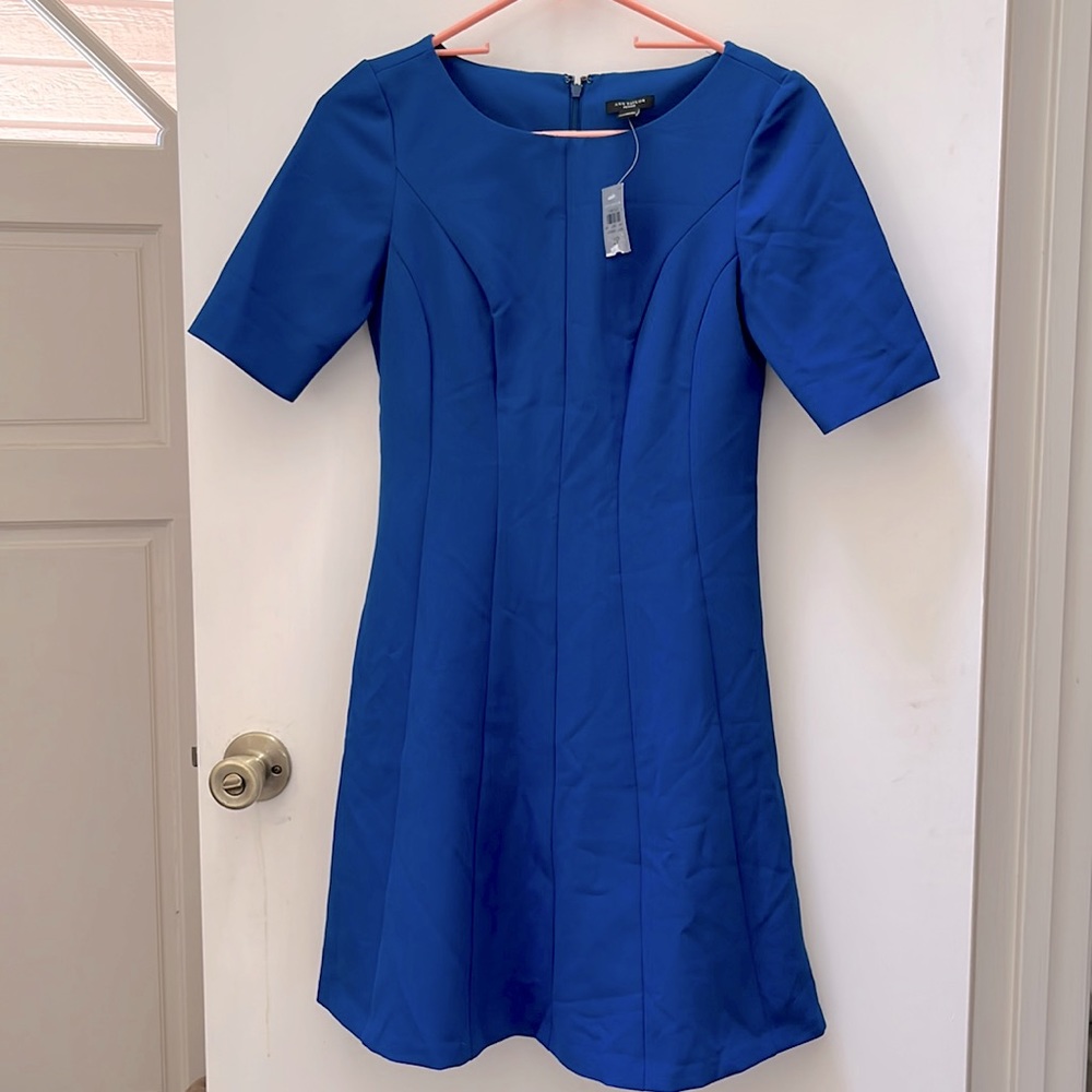 ⭐️NWT💯 Ann Taylor Blue Dress